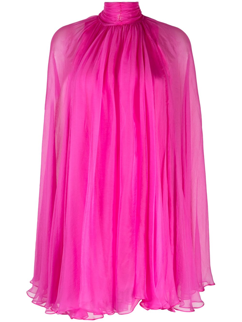 MANURI Ama semi-sheer silk minidress - Pink von MANURI