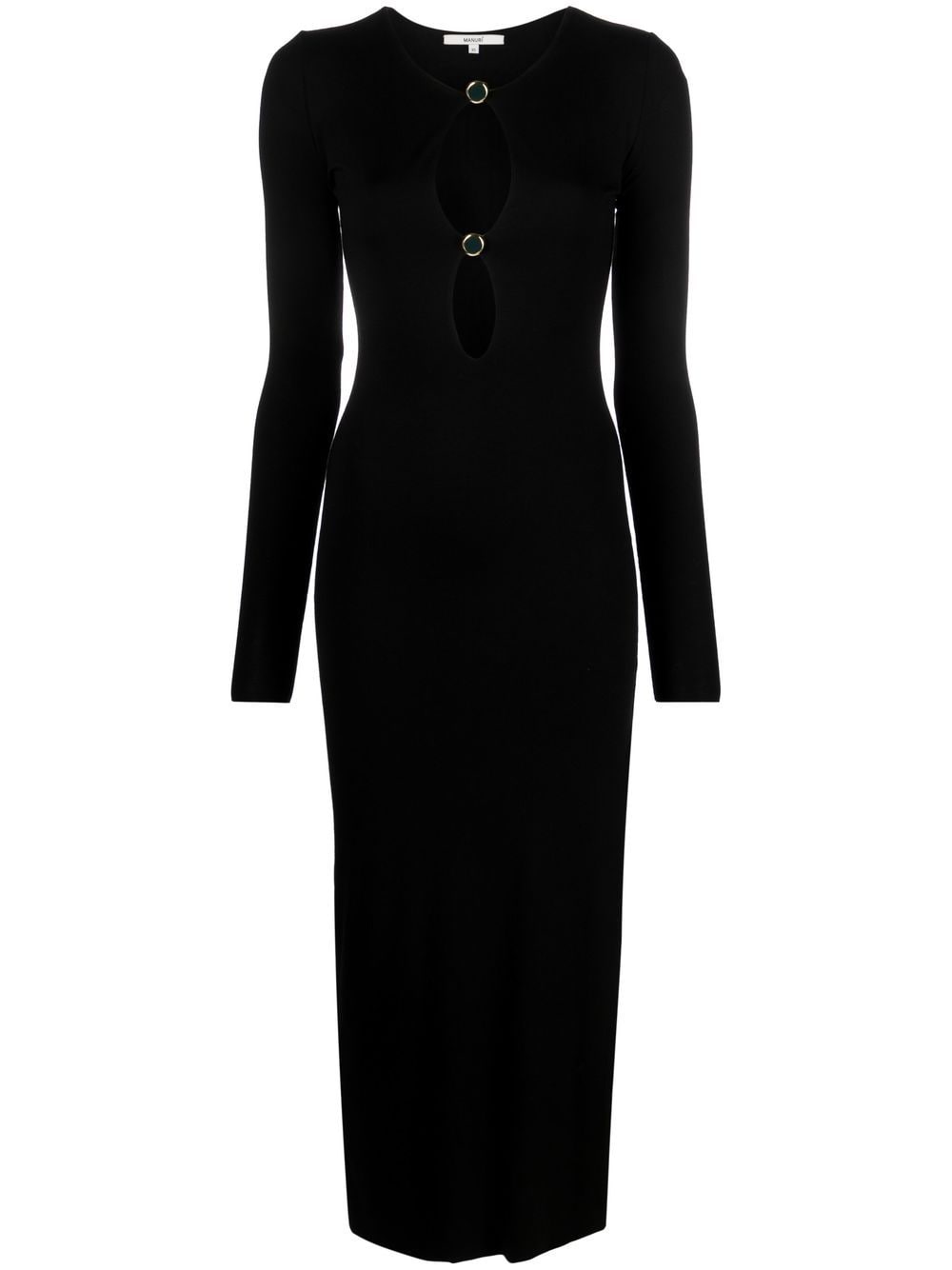 MANURI Jackie 2.4 midi dress - Black von MANURI