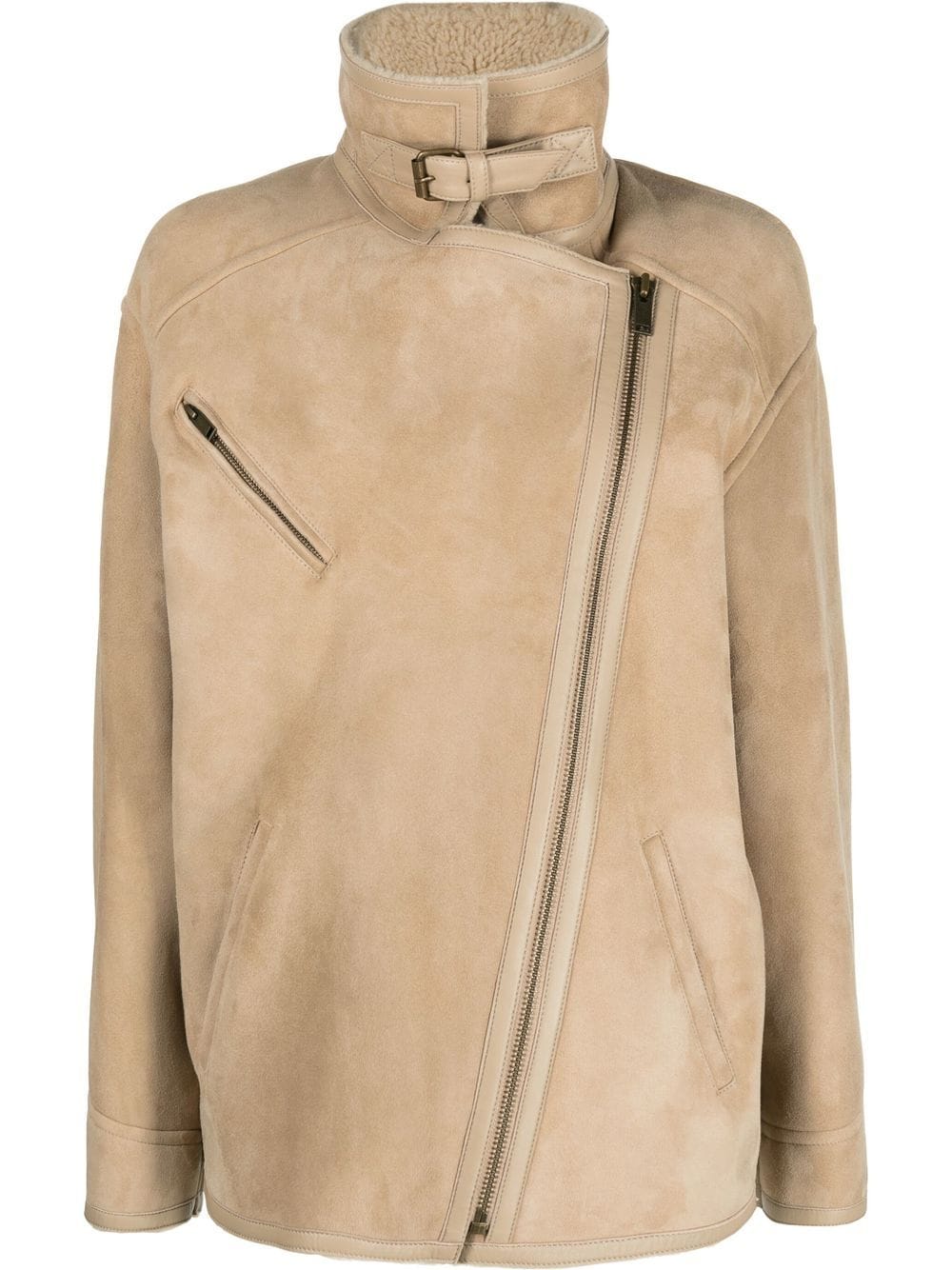 MARANT ÉTOILE Adagio shearling jacket - Neutrals von MARANT ÉTOILE