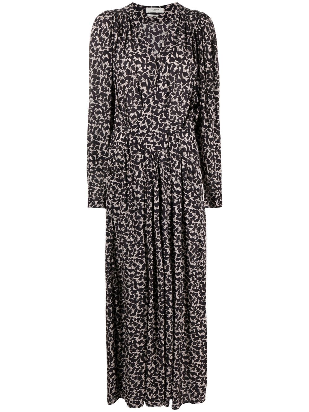 MARANT ÉTOILE Aissa abstract-printed dress - Black von MARANT ÉTOILE