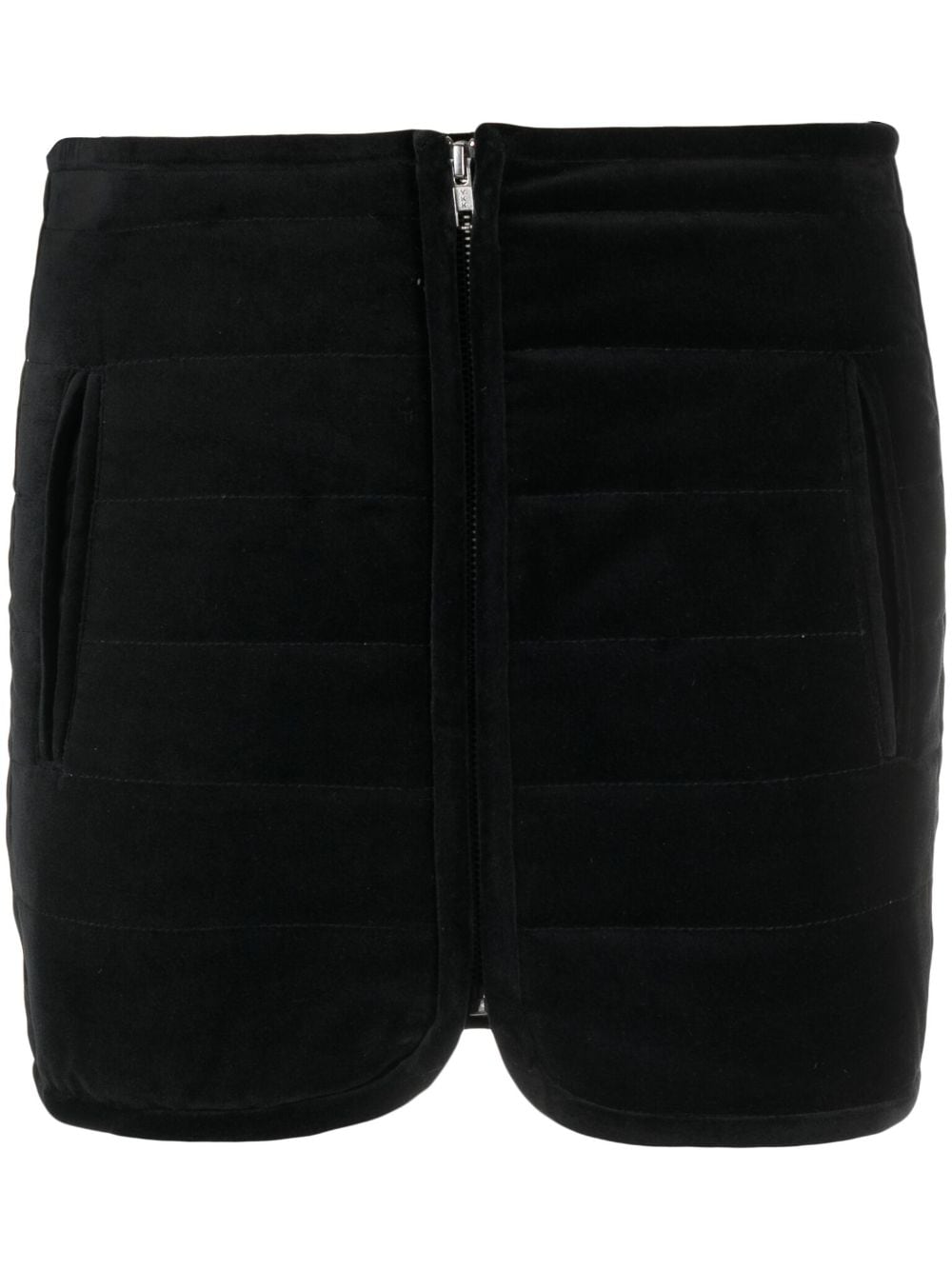 MARANT ÉTOILE Arona quilted velvet miniskirt - Black von MARANT ÉTOILE