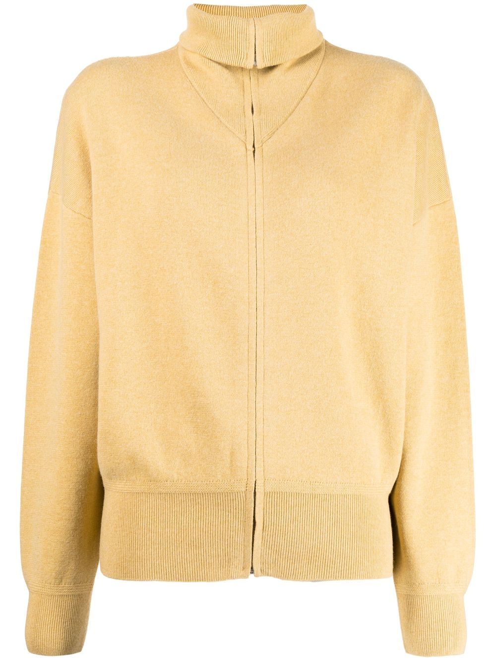 MARANT ÉTOILE Axelle zip-front cardigan - Yellow von MARANT ÉTOILE