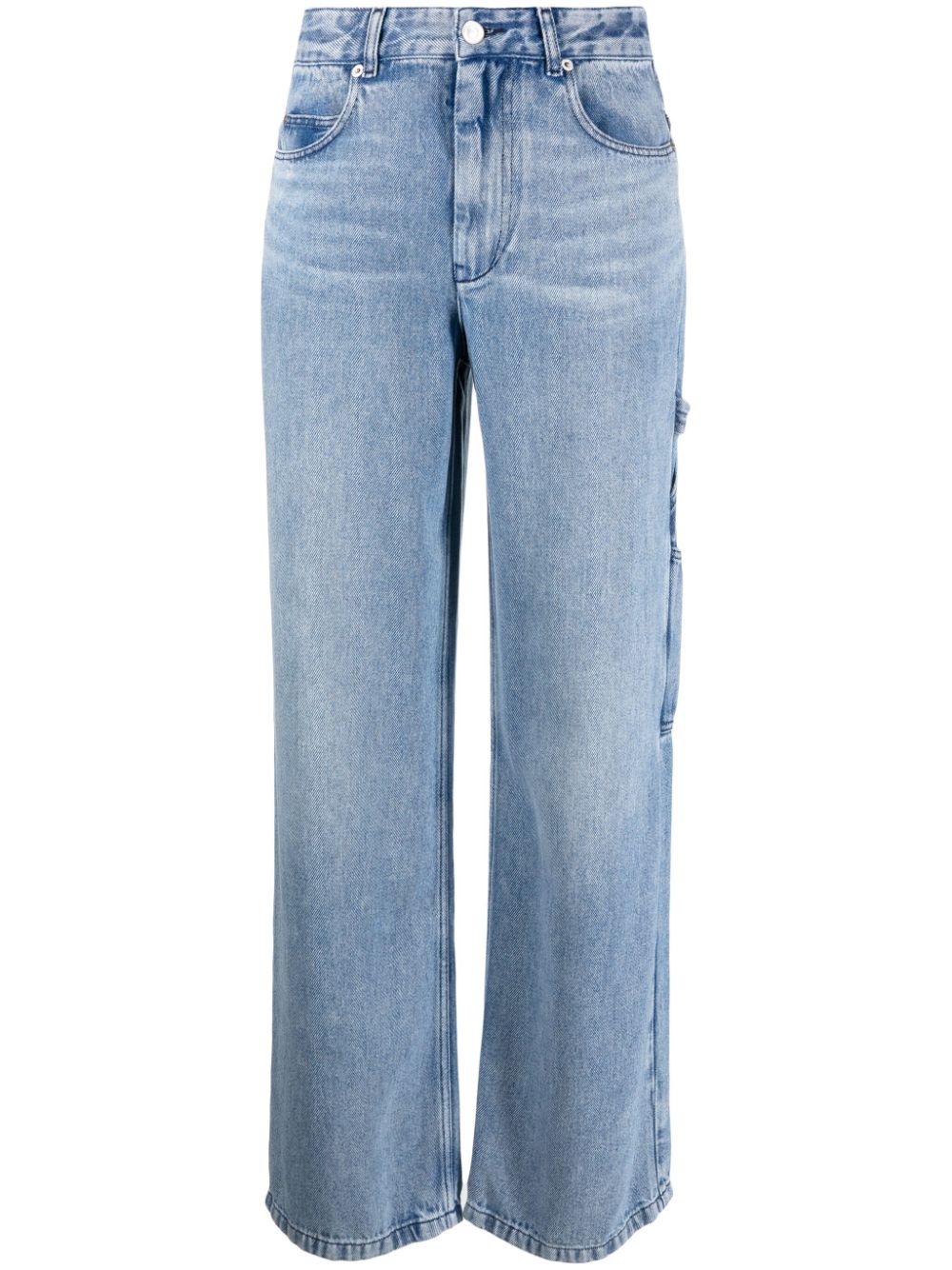 MARANT ÉTOILE Bymara mid-rise straight-leg jeans - Blue von MARANT ÉTOILE