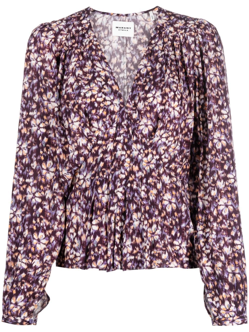 MARANT ÉTOILE Catchell floral-print blouse - Purple von MARANT ÉTOILE