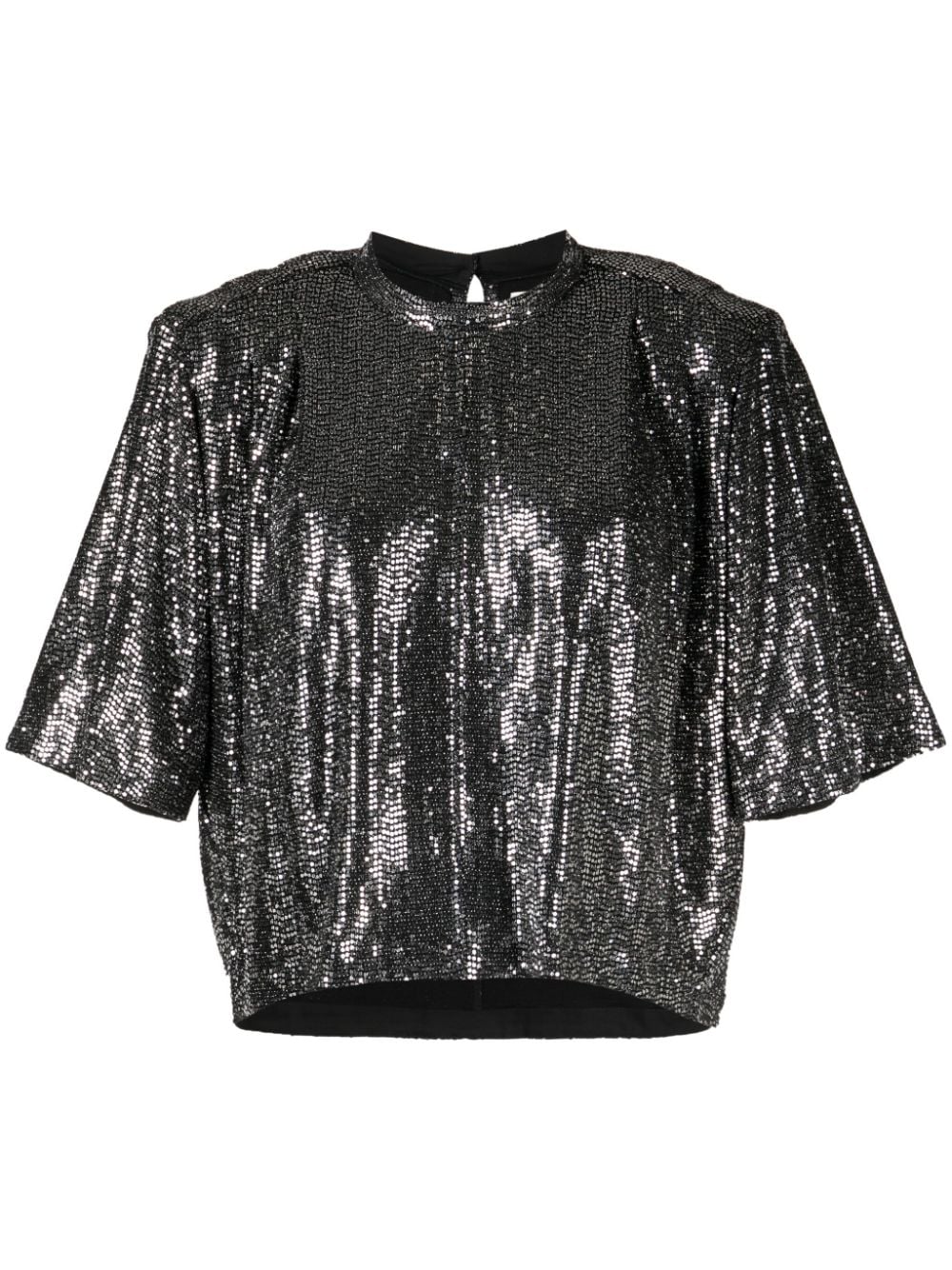 MARANT ÉTOILE Delfi rhinestone blouse - Silver von MARANT ÉTOILE