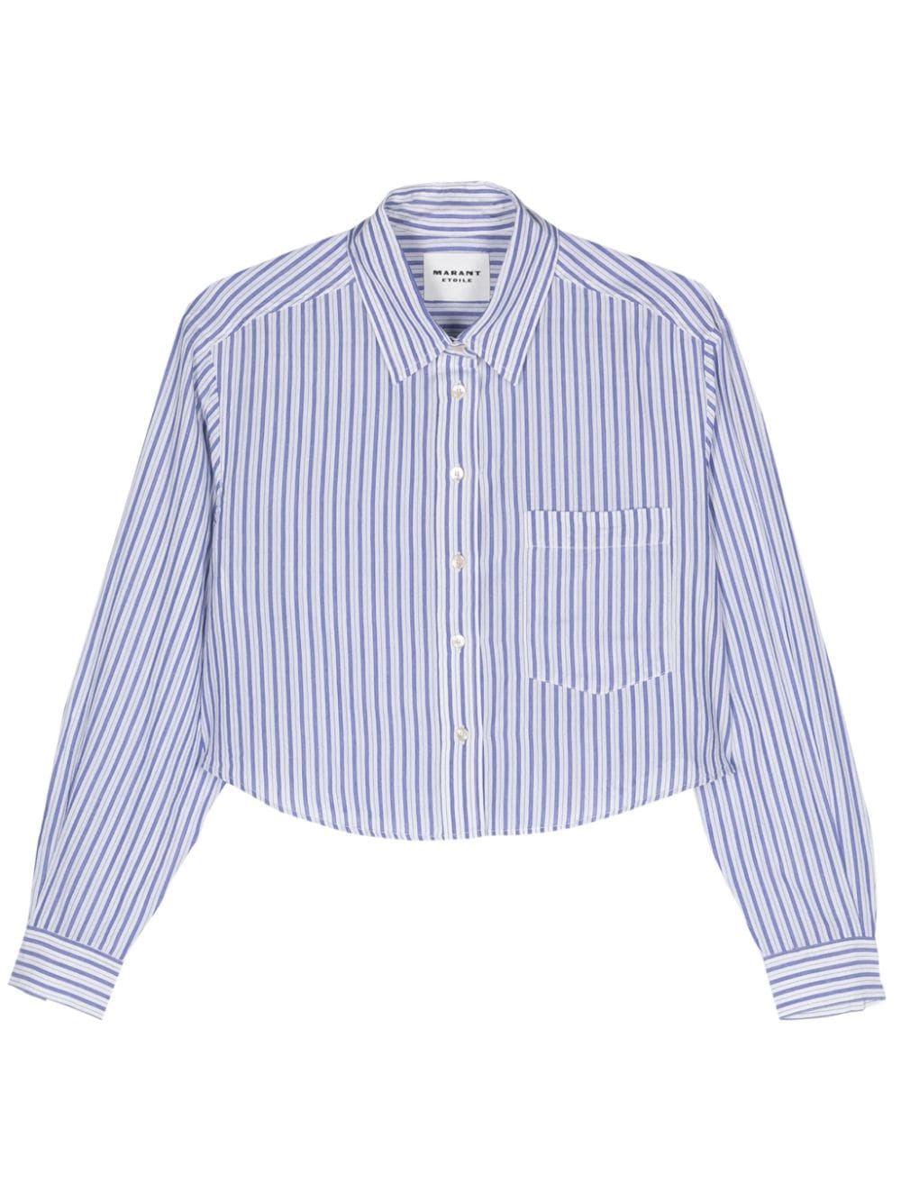 MARANT ÉTOILE Eliora striped shirt - Blue von MARANT ÉTOILE