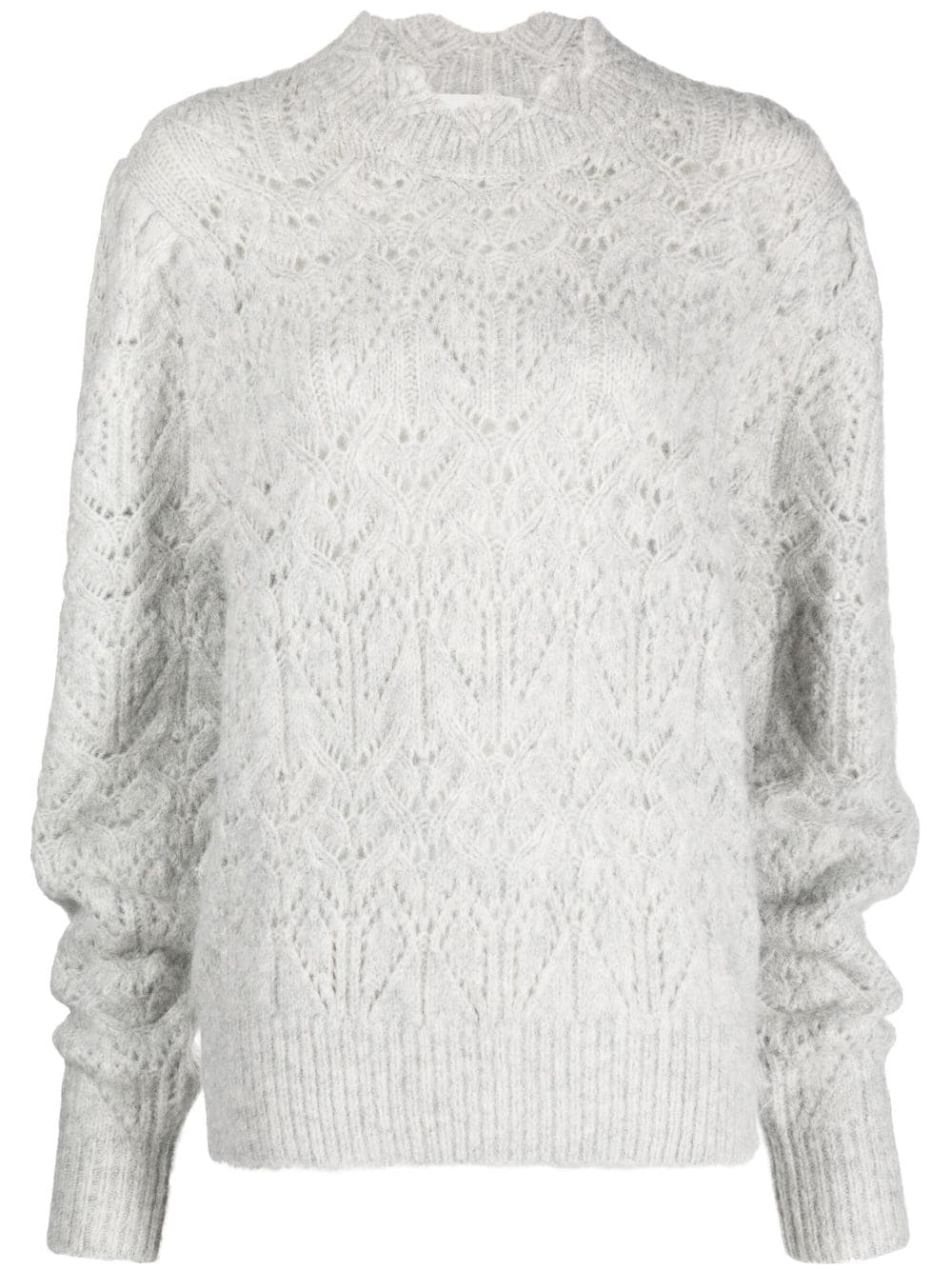 MARANT ÉTOILE Galini puff-sleeved knitted jumper - Grey von MARANT ÉTOILE