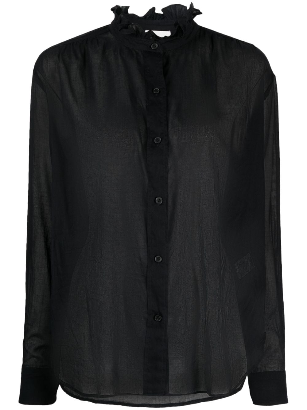 MARANT ÉTOILE Gamble organic cotton shirt - Black von MARANT ÉTOILE