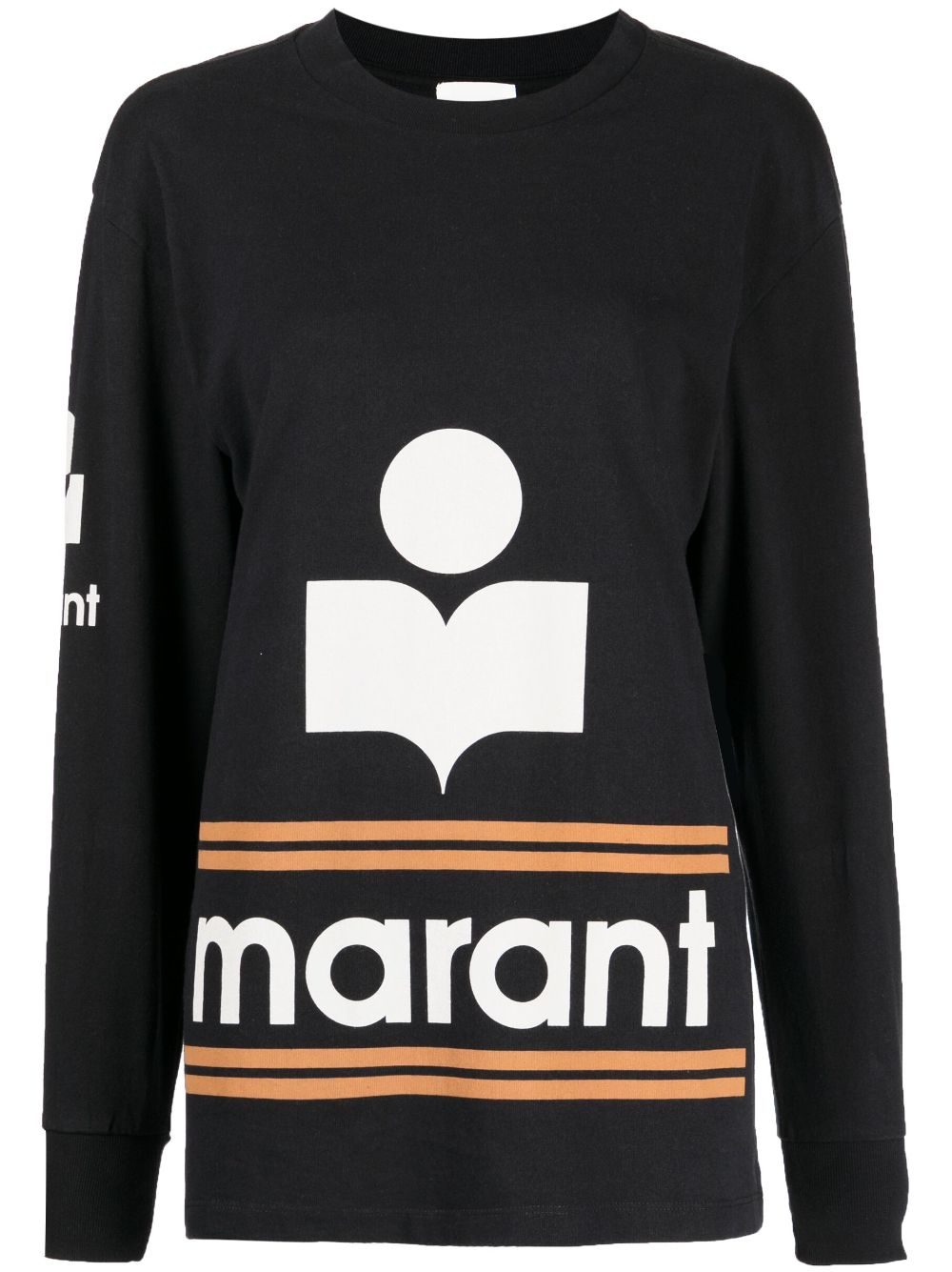 MARANT ÉTOILE Gianni logo-print T-shirt - Black von MARANT ÉTOILE