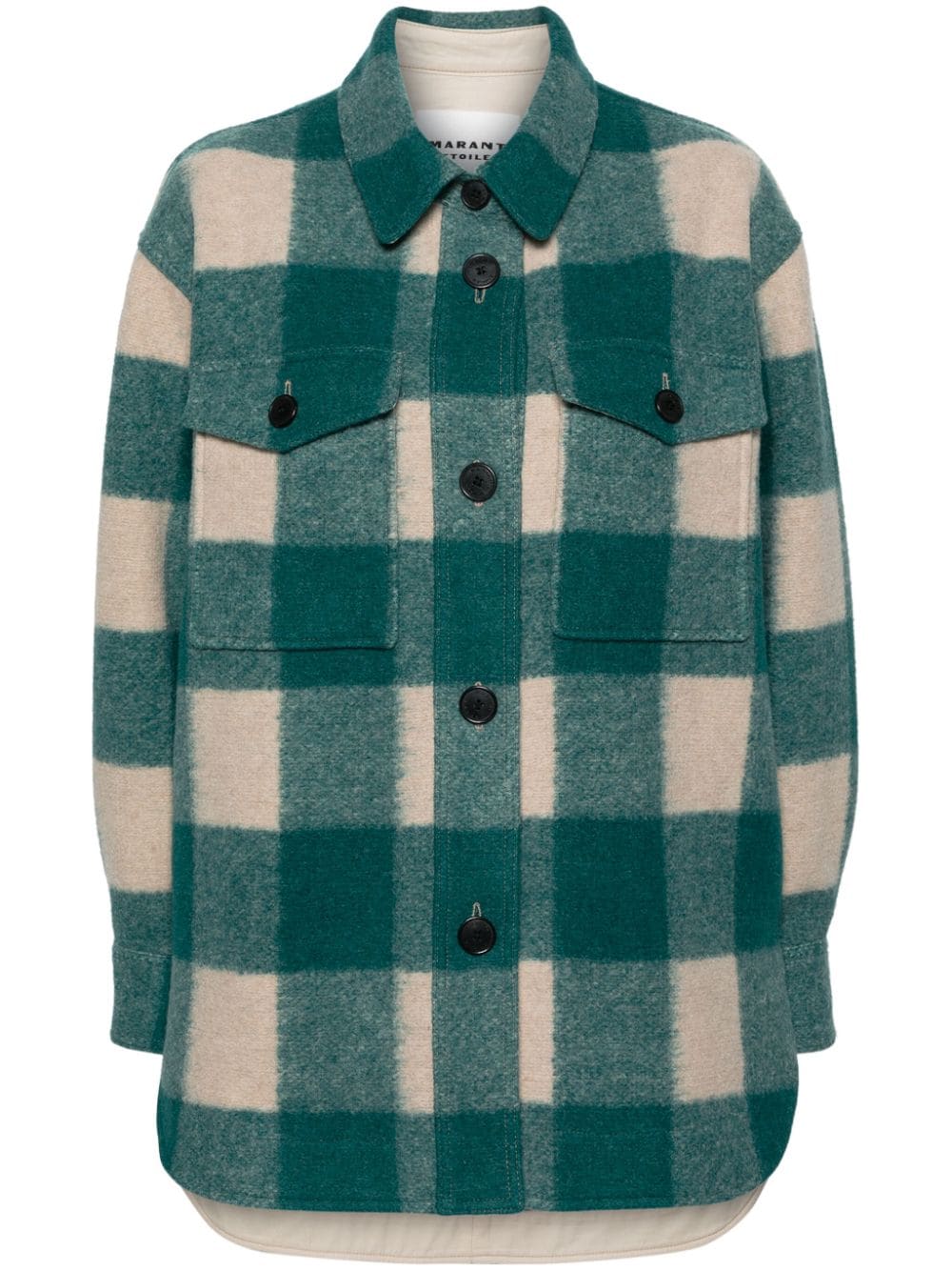 MARANT ÉTOILE Harveli checked jacket - Green von MARANT ÉTOILE