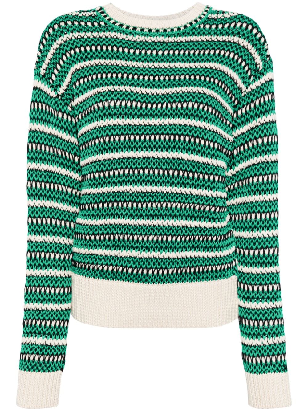 MARANT ÉTOILE Hilo striped jumper - Green von MARANT ÉTOILE