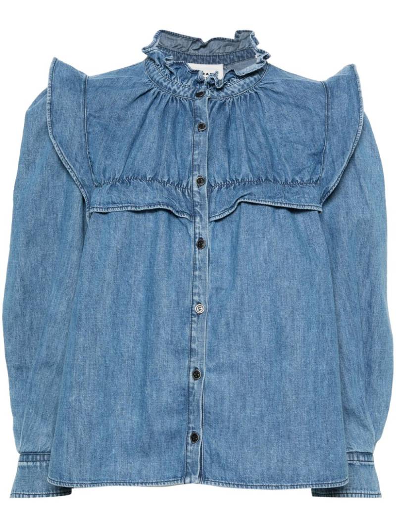 MARANT ÉTOILE Idety denim shirt - Blue von MARANT ÉTOILE