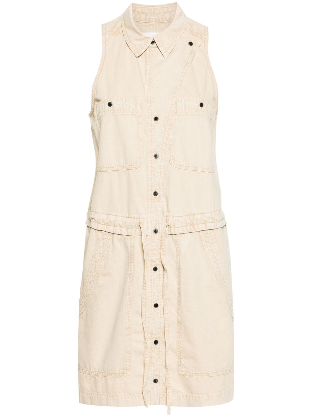 MARANT ÉTOILE Ines sleeveless denim dress - Neutrals von MARANT ÉTOILE