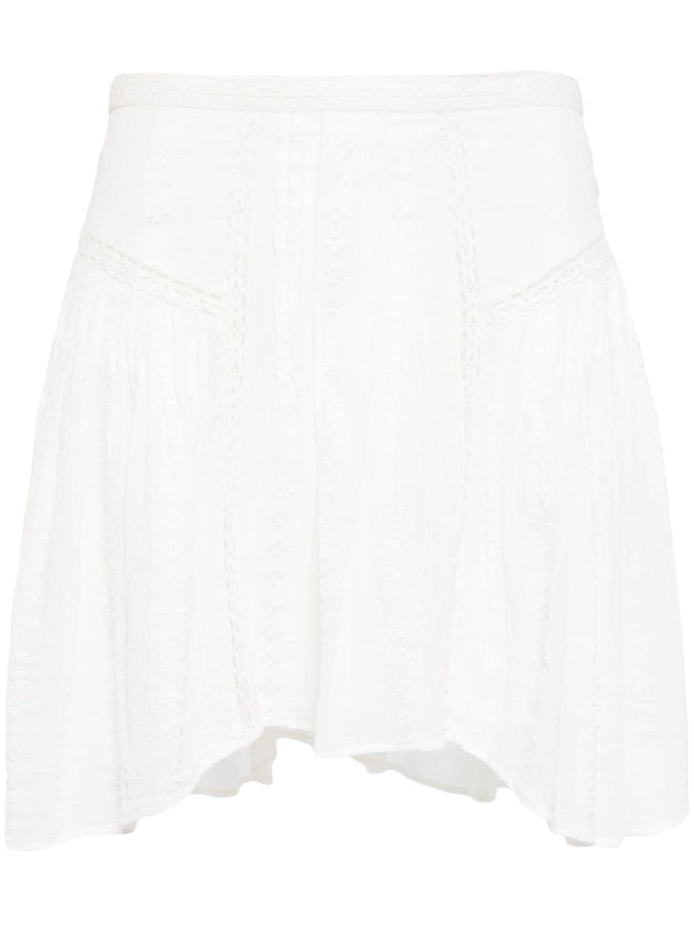 MARANT ÉTOILE Jorena pleated miniskirt - White von MARANT ÉTOILE