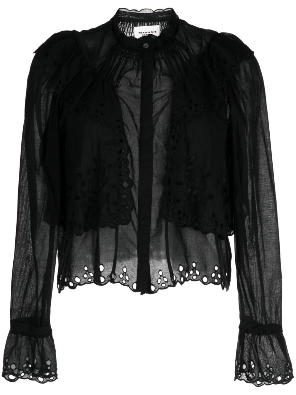 MARANT ÉTOILE Kelmon broderie-anglaise blouse - Black von MARANT ÉTOILE