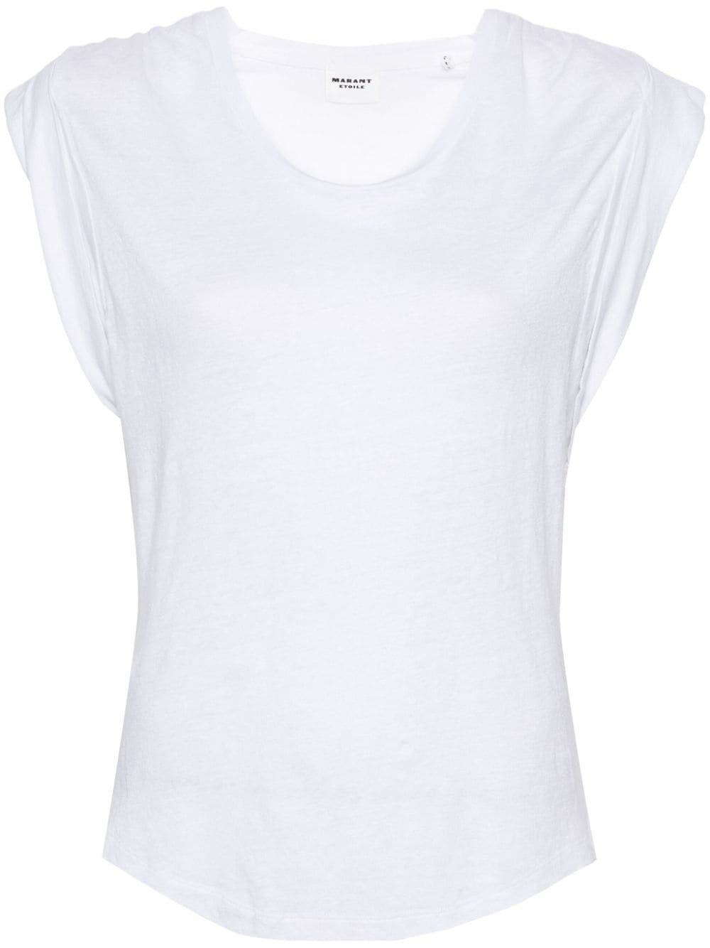 MARANT ÉTOILE Kotty linen T-shirt - White von MARANT ÉTOILE