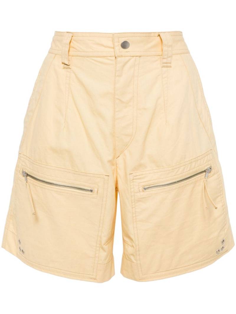 MARANT ÉTOILE Kynan cotton cargo shorts - Yellow von MARANT ÉTOILE