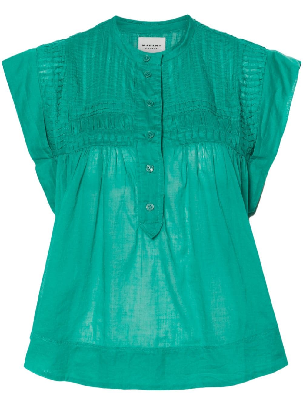 MARANT ÉTOILE Leaza organic cotton blouse - Green von MARANT ÉTOILE