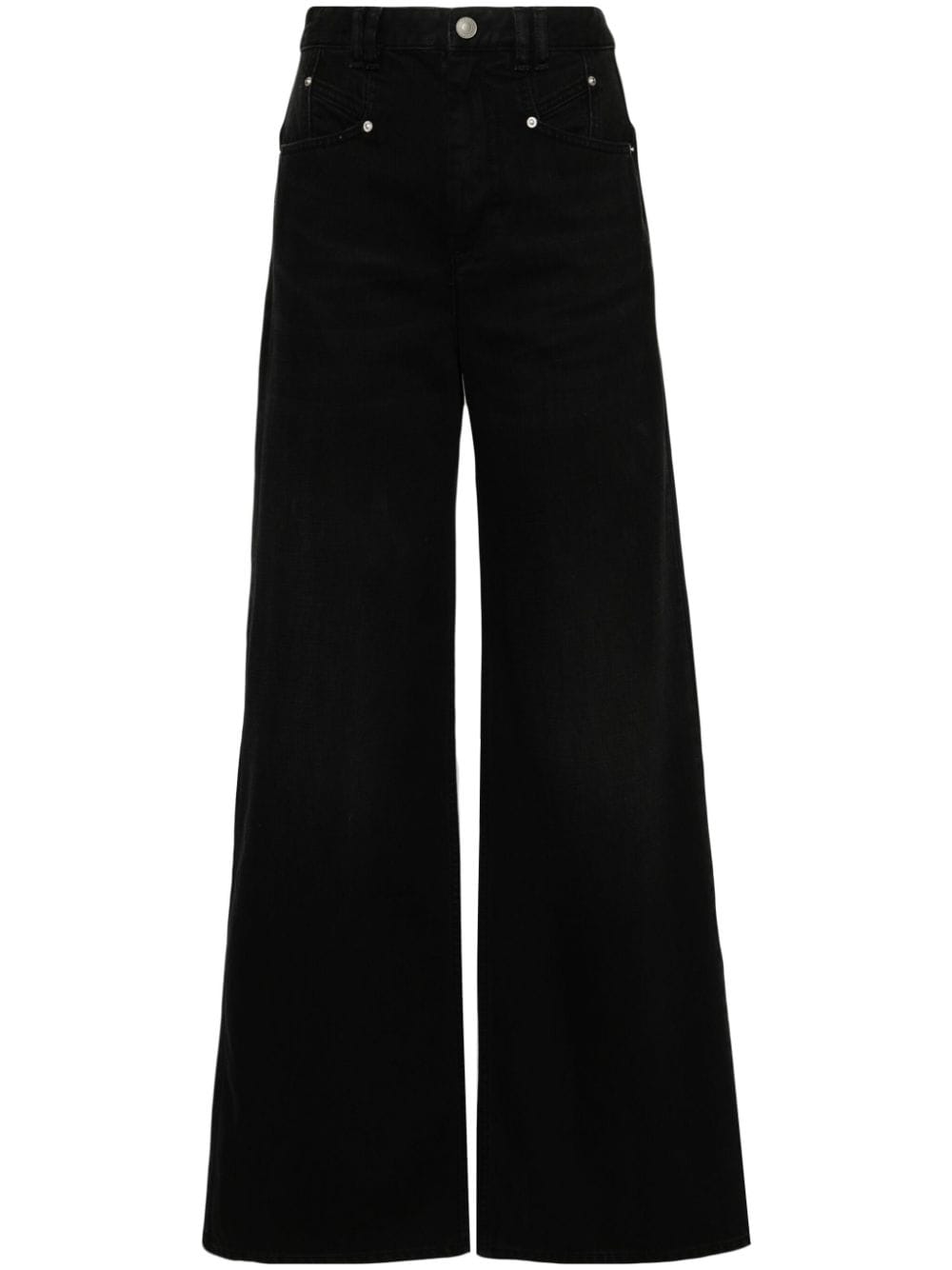 ISABEL MARANT Lemony wide-leg jeans - Black von ISABEL MARANT