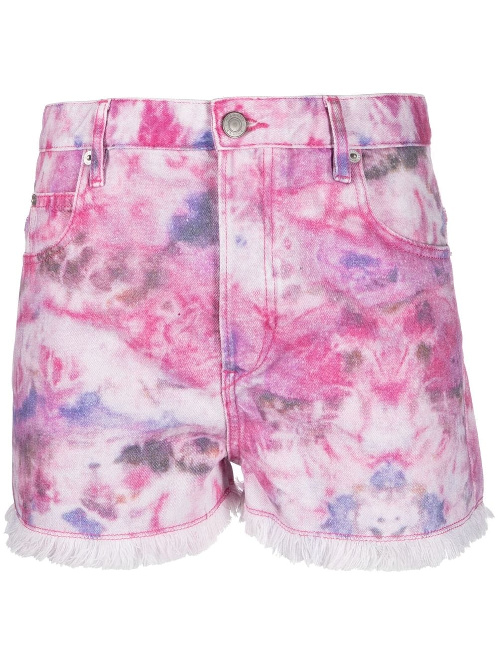 MARANT ÉTOILE Lesia tie-dye print shorts - Pink von MARANT ÉTOILE