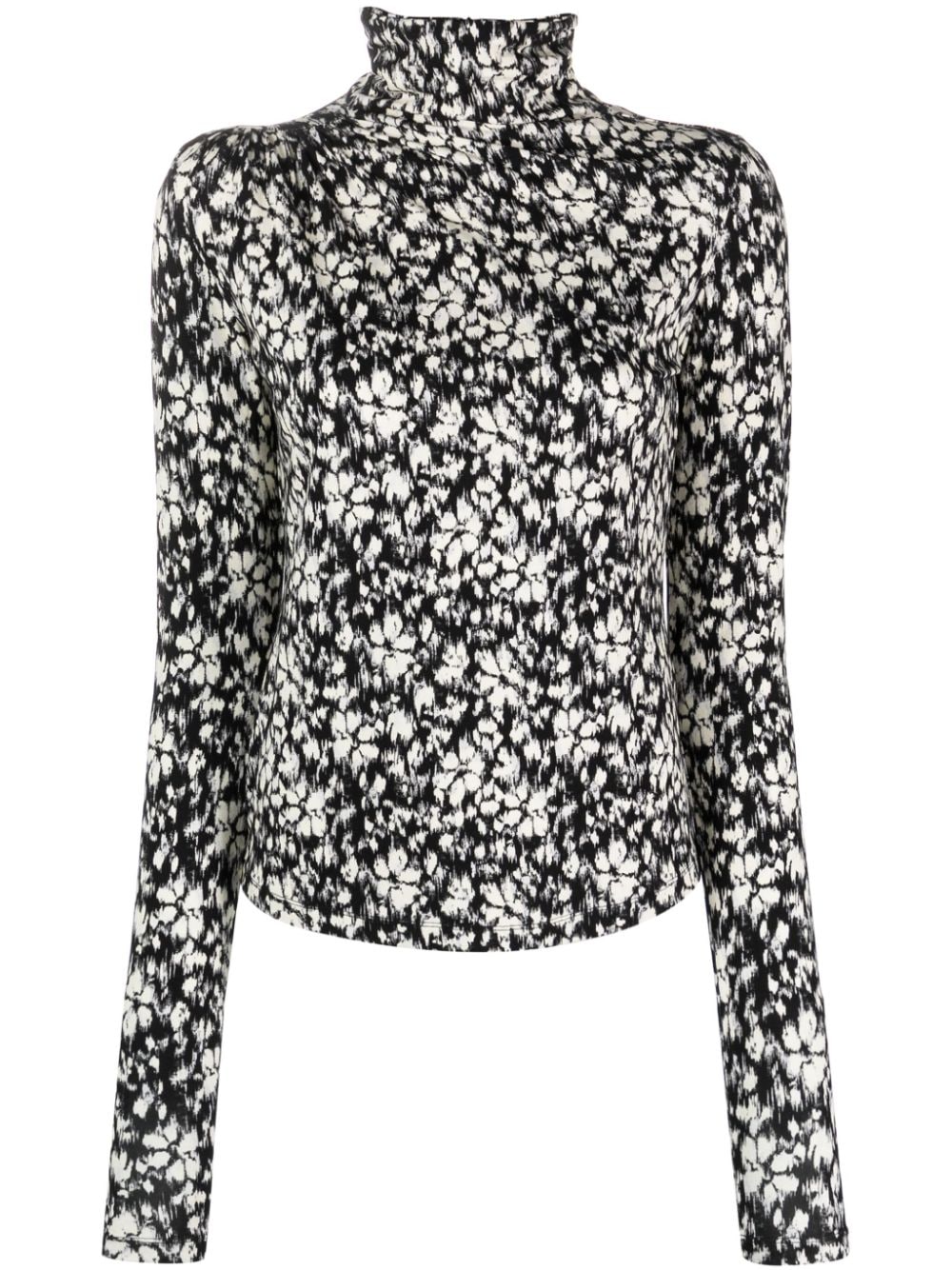 MARANT ÉTOILE Lou floral-print top - Black von MARANT ÉTOILE