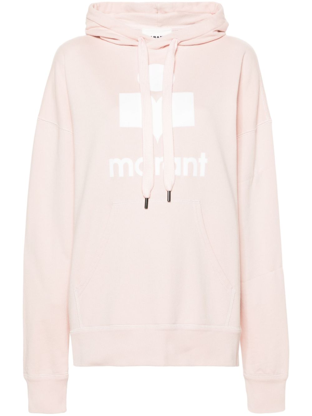 MARANT ÉTOILE Mansel logo-embossed hoodie - Pink von MARANT ÉTOILE