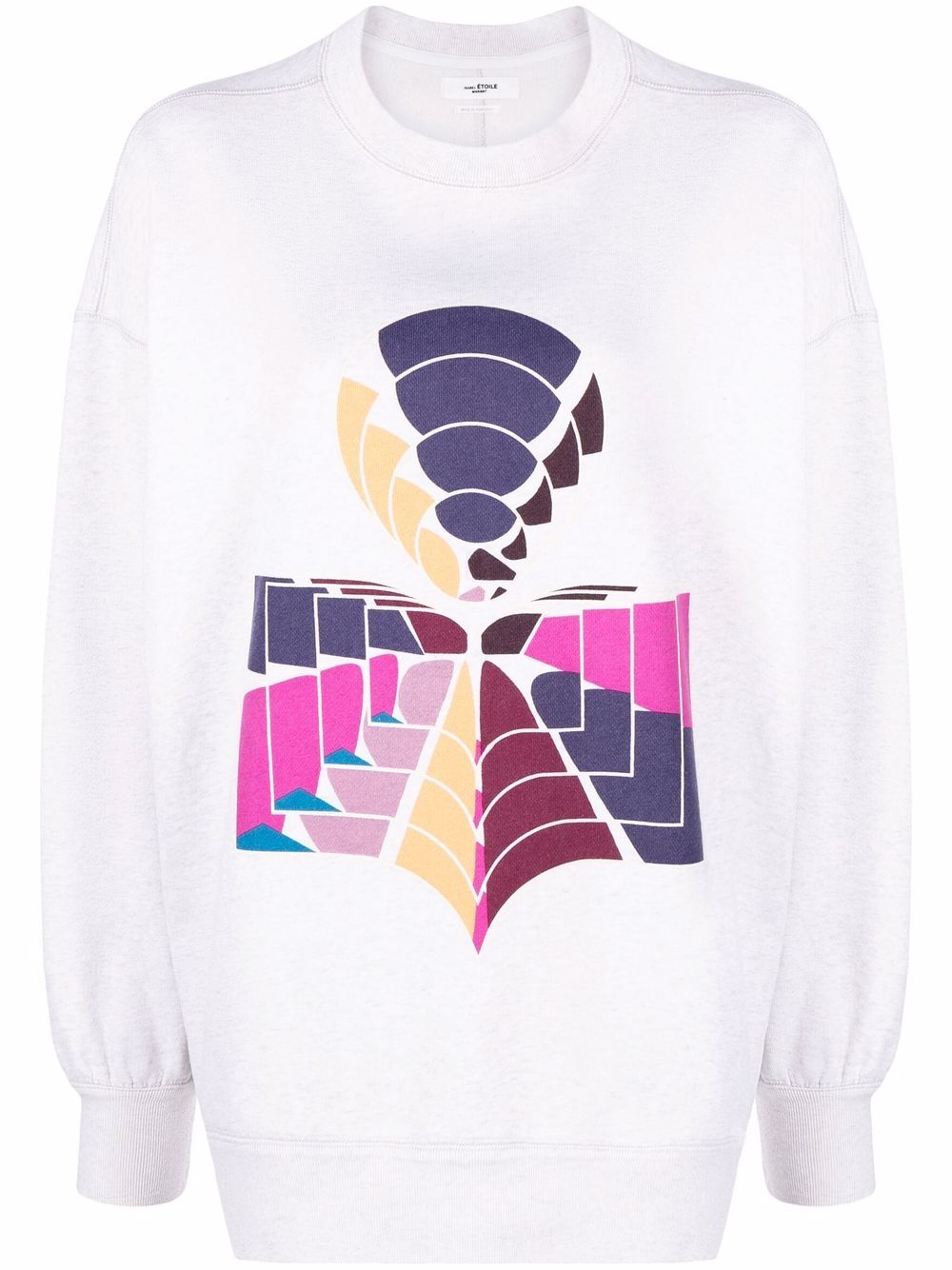 MARANT ÉTOILE Mindy logo-print sweatshirt - Neutrals von MARANT ÉTOILE