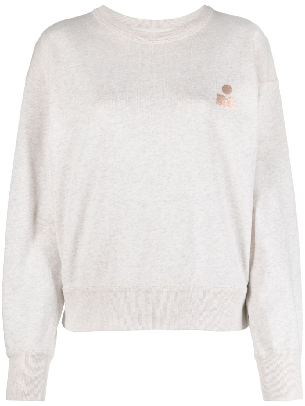 MARANT ÉTOILE Mobyla logo-print sweatshirt - Neutrals von MARANT ÉTOILE