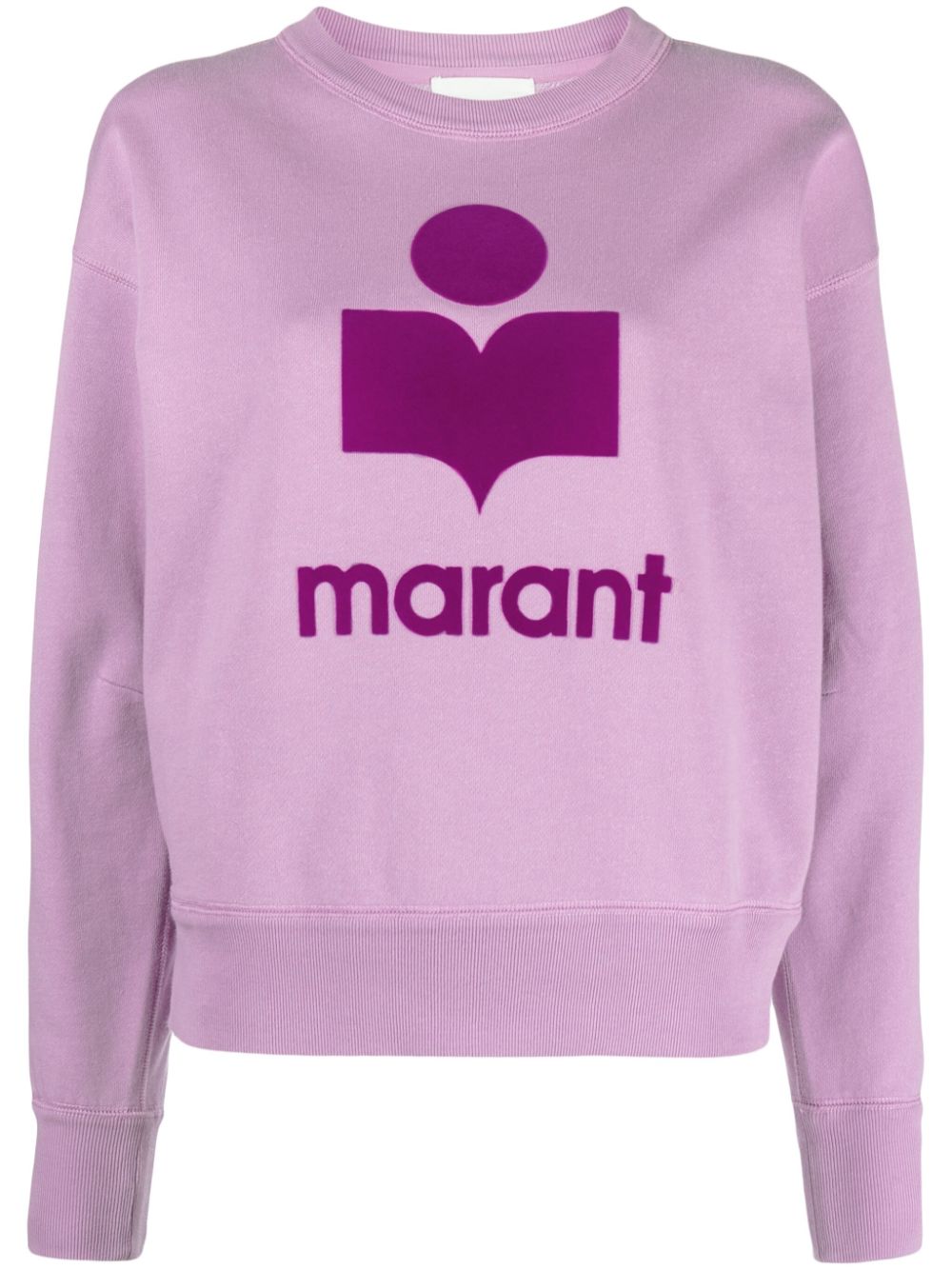 MARANT ÉTOILE Mobyli logo-embellished sweatshirt - Purple von MARANT ÉTOILE