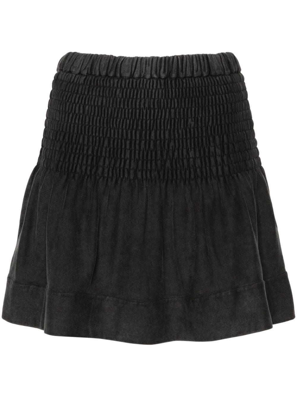 MARANT ÉTOILE Pacifica shirred miniskirt - Black von MARANT ÉTOILE
