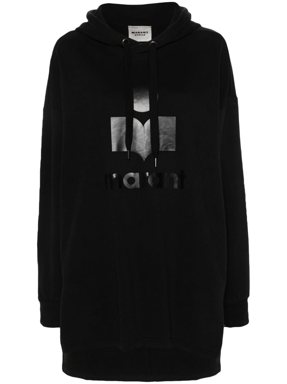 MARANT ÉTOILE Shanon logo-printed hoodie - Black von MARANT ÉTOILE