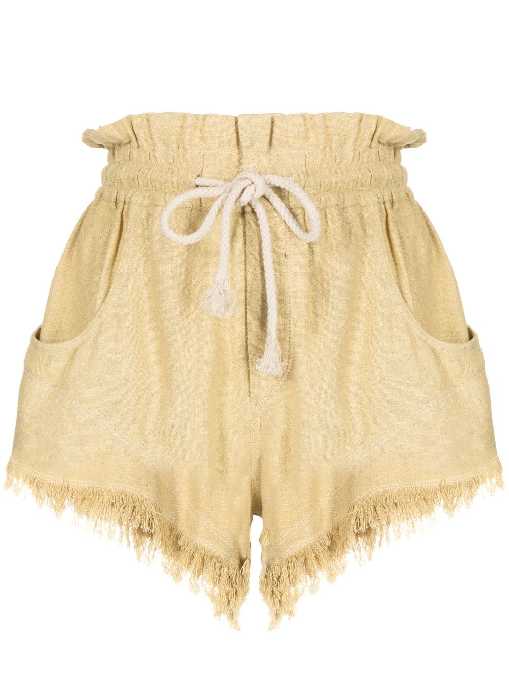 MARANT ÉTOILE Talapiz silk mini shorts - Yellow von MARANT ÉTOILE