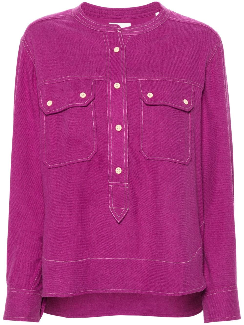 MARANT ÉTOILE Tecoyo silk blouse - Purple von MARANT ÉTOILE