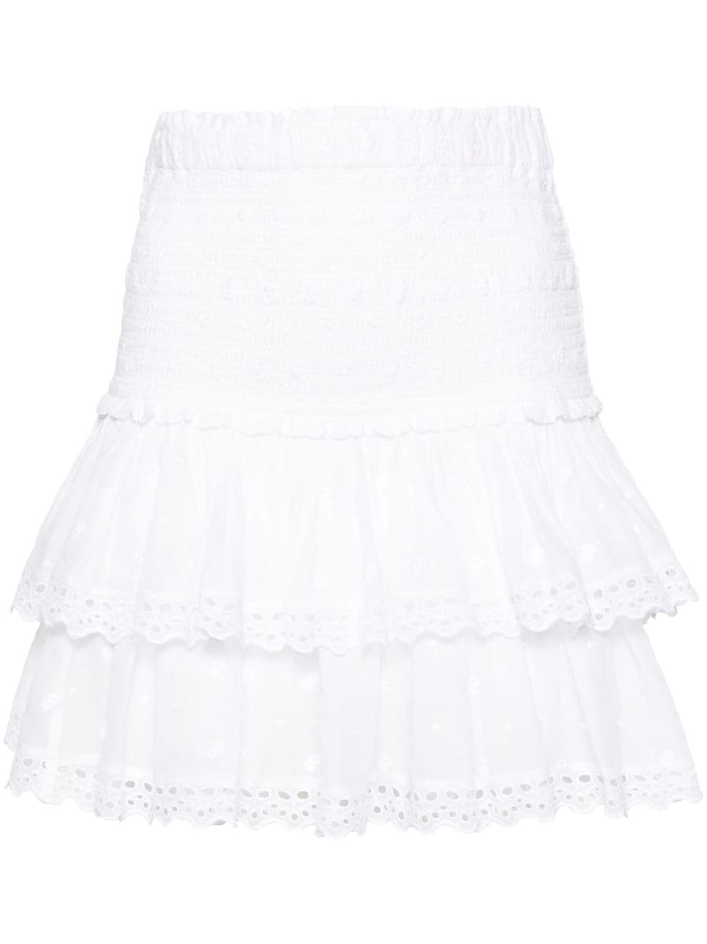 MARANT ÉTOILE Tinaomi broderie-anglaise miniskirt - White von MARANT ÉTOILE