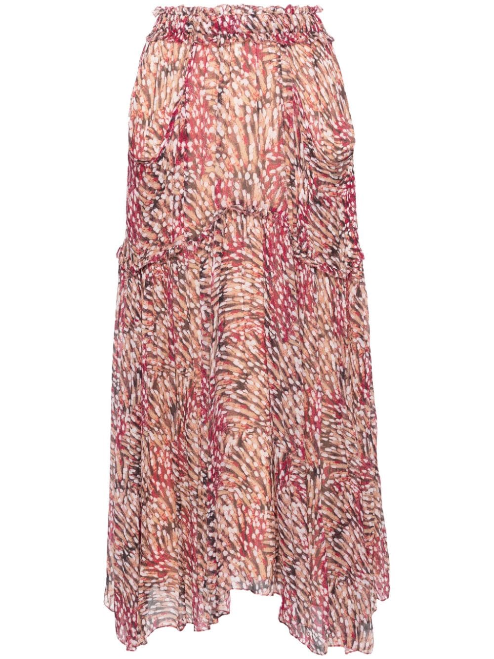 MARANT ÉTOILE Veronique pleated midi skirt - Pink von MARANT ÉTOILE