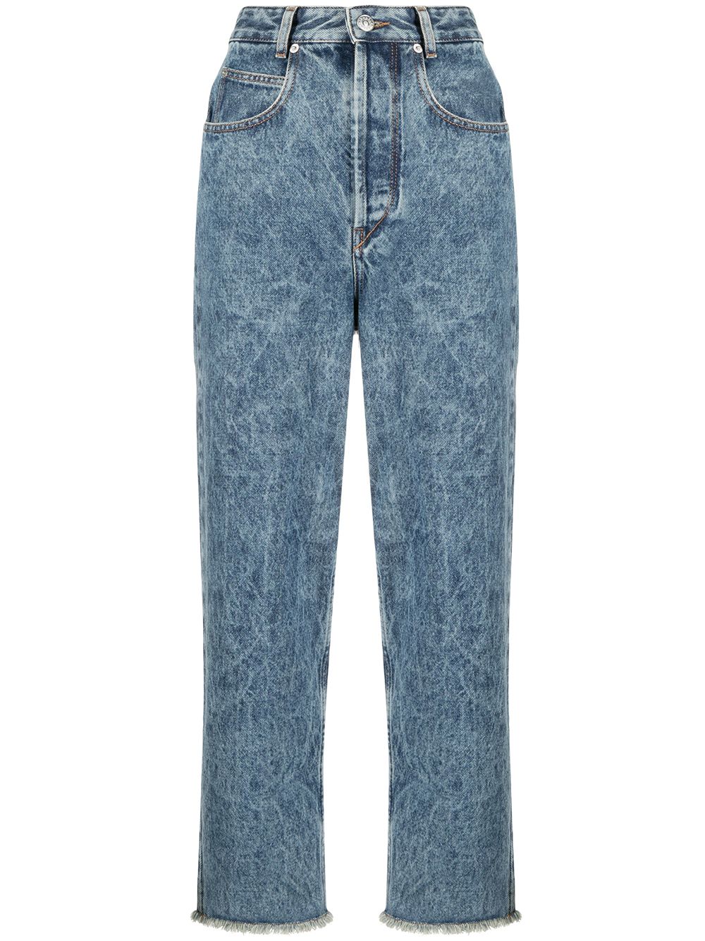 MARANT ÉTOILE cropped denim jeans - Blue von MARANT ÉTOILE