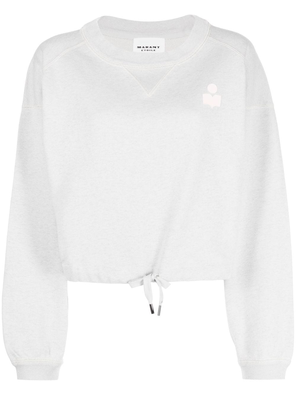 MARANT ÉTOILE cropped long sleeve jumper - Grey von MARANT ÉTOILE