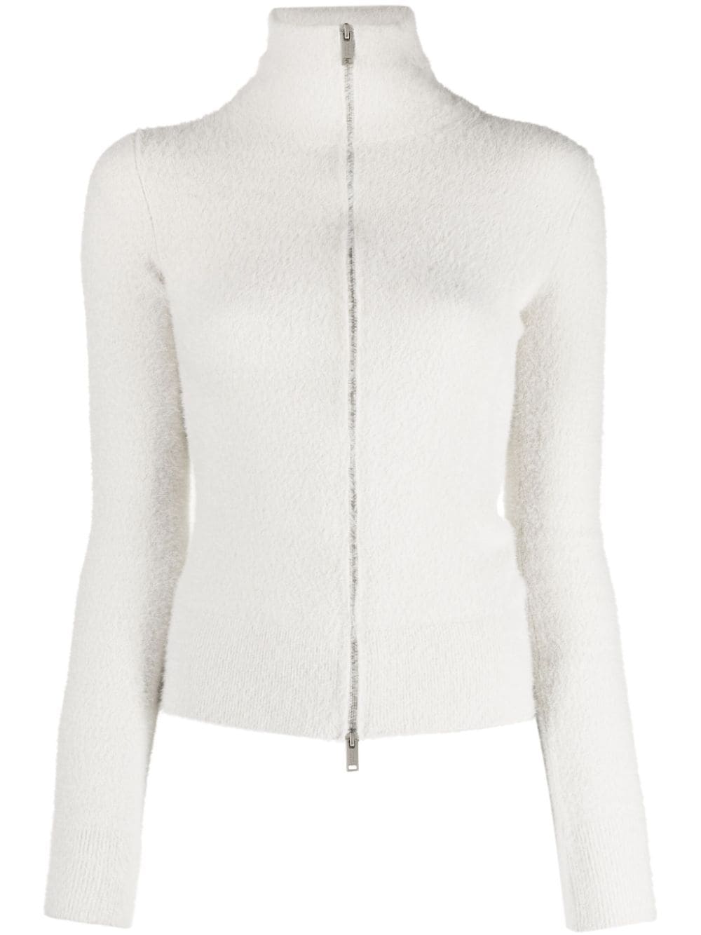 MARANT ÉTOILE funnel-neck zip-up fleece cardigan - Neutrals von MARANT ÉTOILE