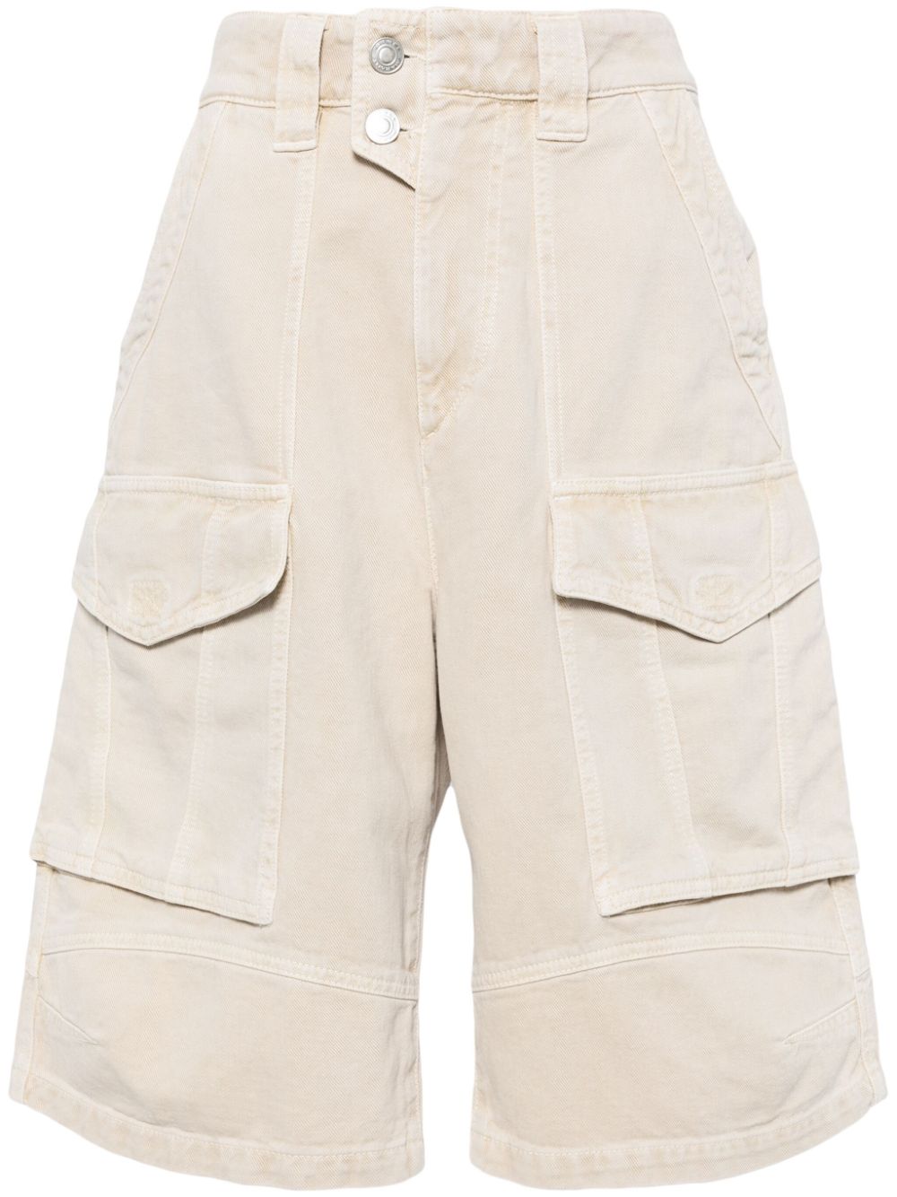 MARANT ÉTOILE high-rise cargo shorts - Neutrals von MARANT ÉTOILE