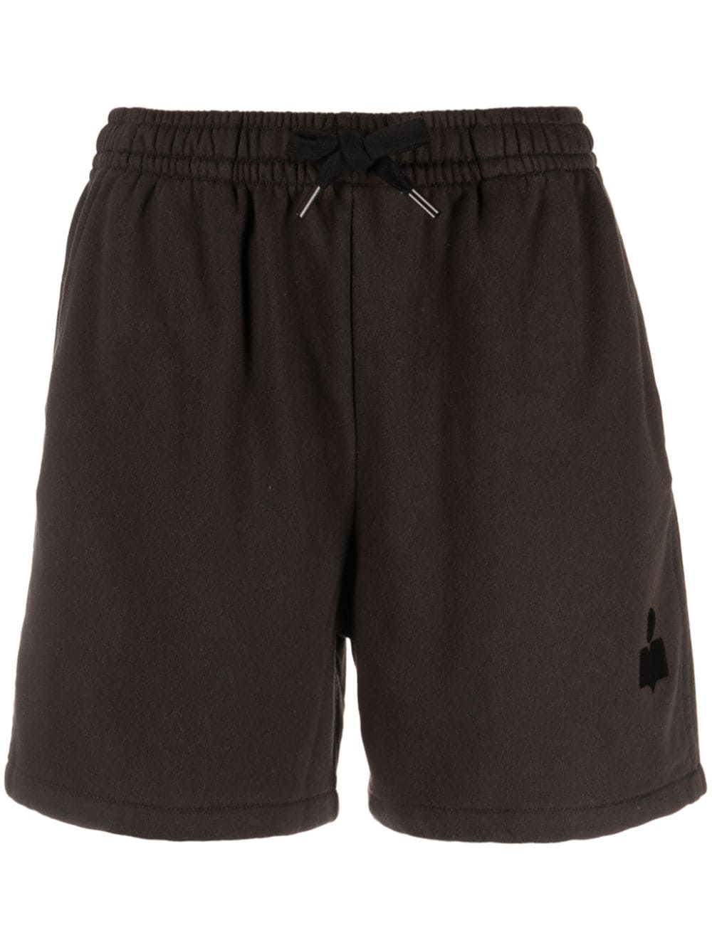 MARANT ÉTOILE logo-print track shorts - Black von MARANT ÉTOILE