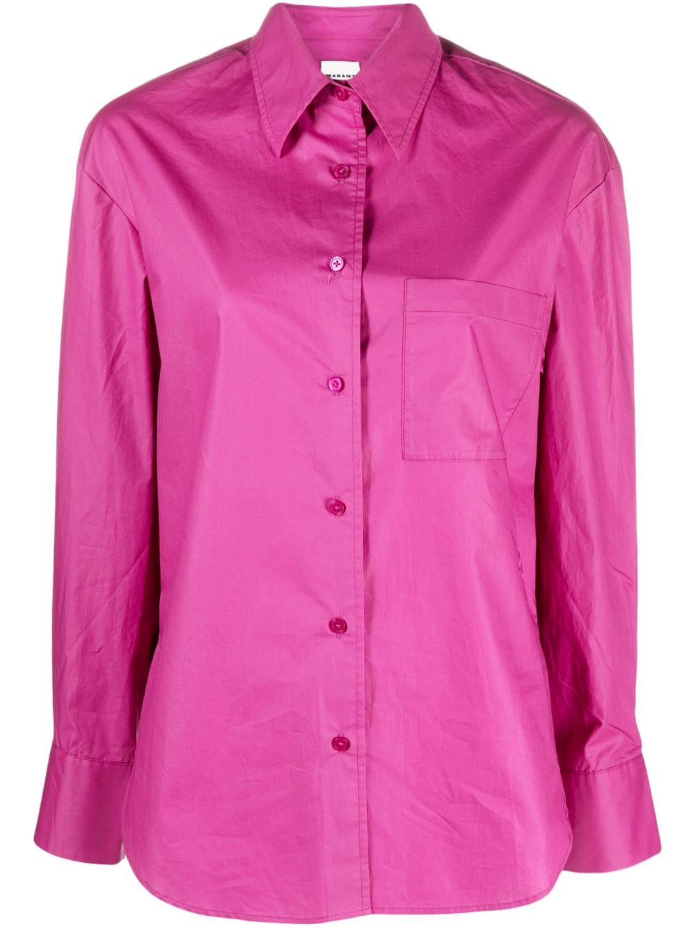 MARANT ÉTOILE patch-pocket cotton shirt - Pink von MARANT ÉTOILE