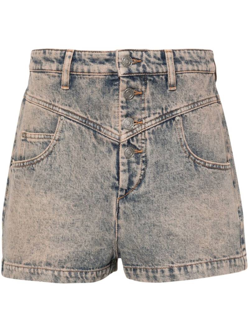 MARANT ÉTOILE stonewash denim shorts - Pink von MARANT ÉTOILE