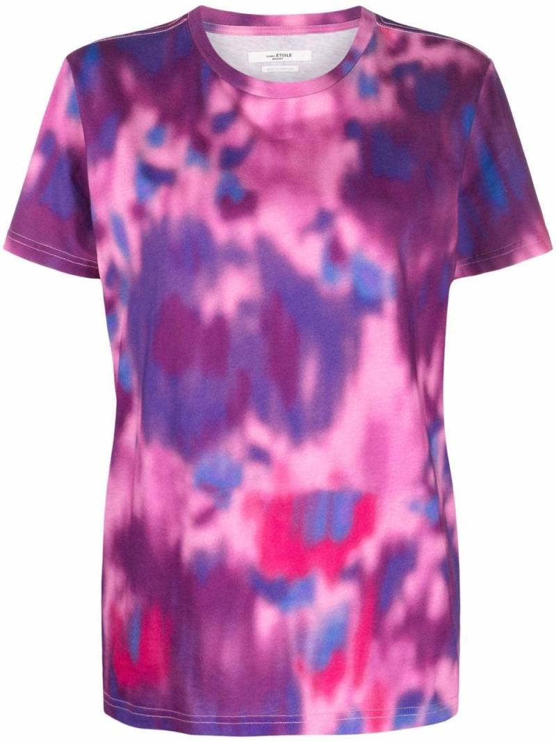 MARANT ÉTOILE tie-dye print short-sleeve T-shirt - Purple von MARANT ÉTOILE