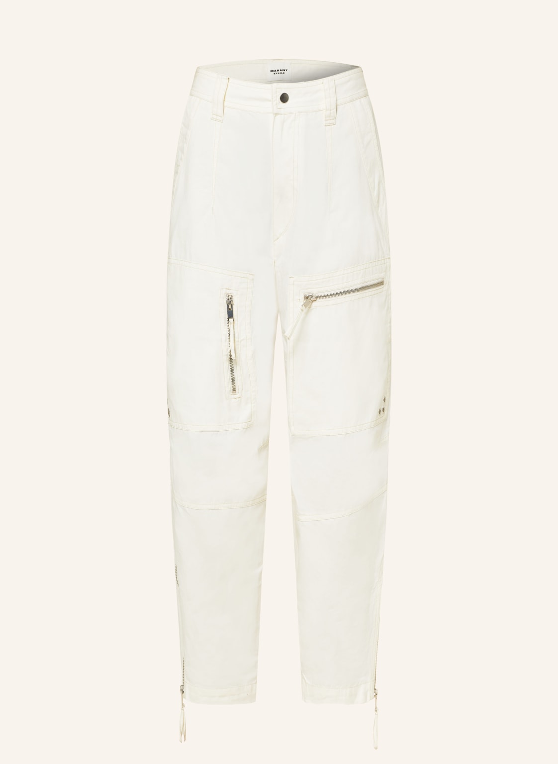 Marant Étoile 7/8-Hose Kelvin weiss von MARANT ÉTOILE