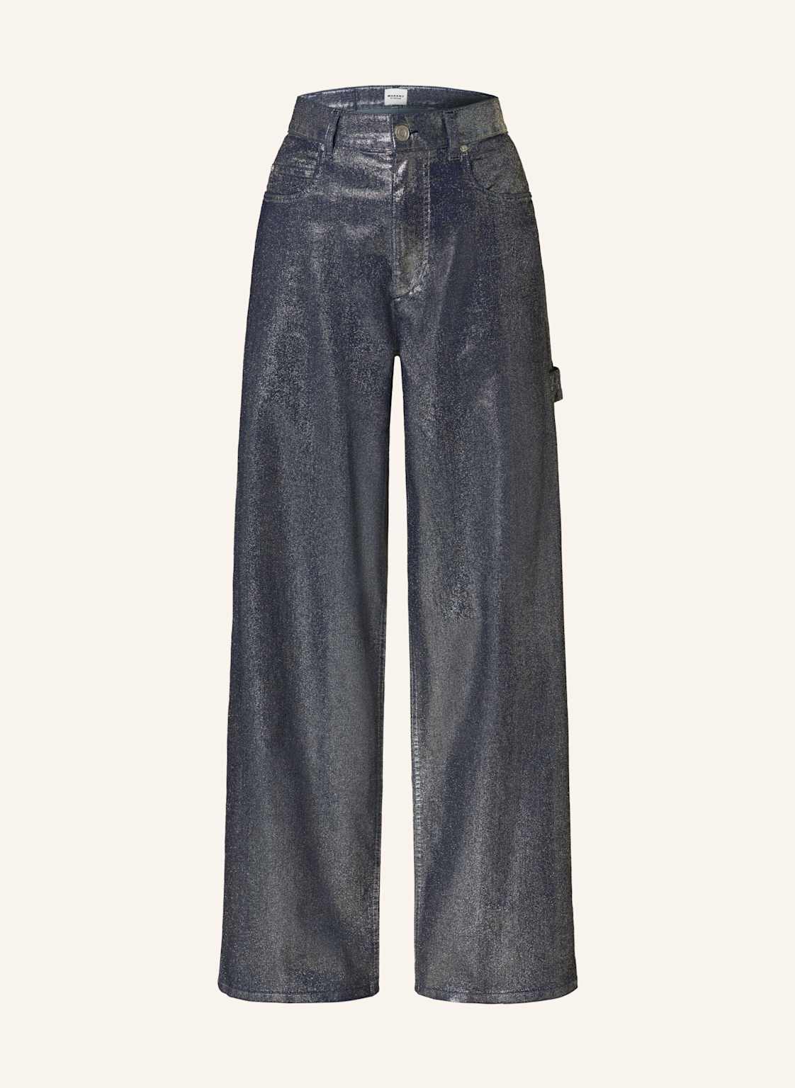 Marant Étoile Coated-Jeans silber Marant Étoile Coated-Jeans silber von MARANT ÉTOILE