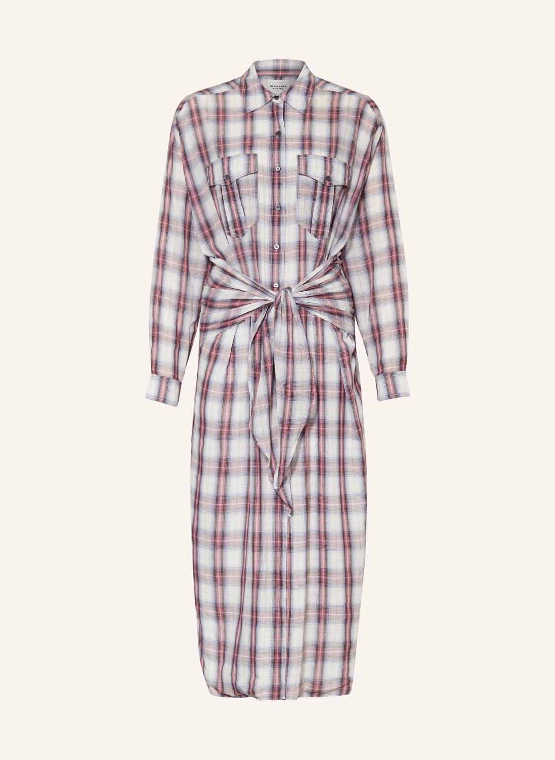 Marant Étoile Hemdblusenkleid Nesly weiss Marant Étoile Hemdblusenkleid Nesly weiss von MARANT ÉTOILE