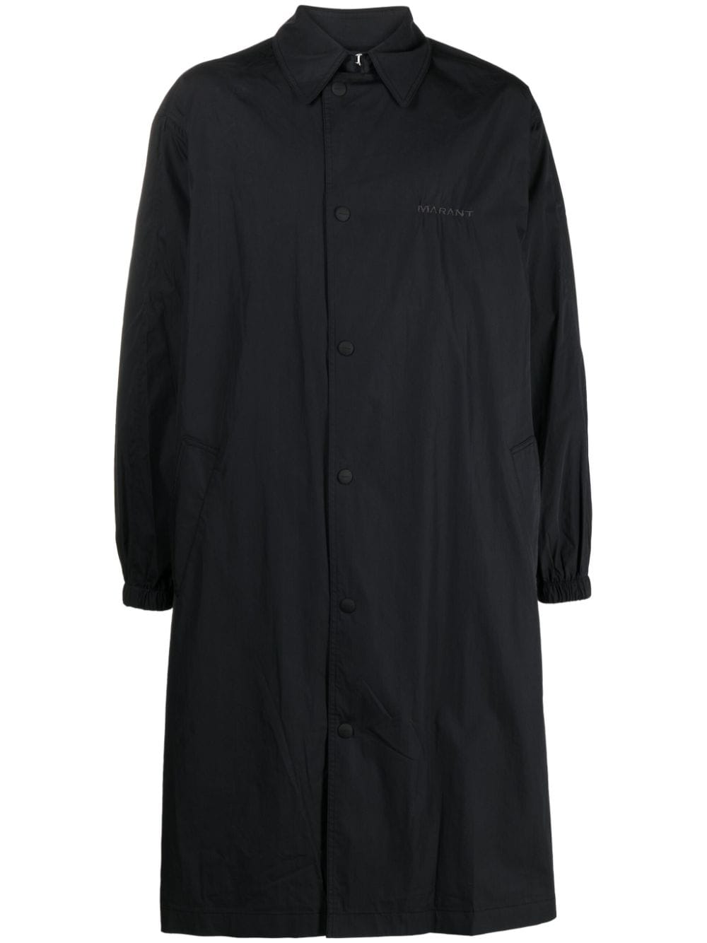 MARANT Balthazar logo-embroidered raincoat - Black von MARANT