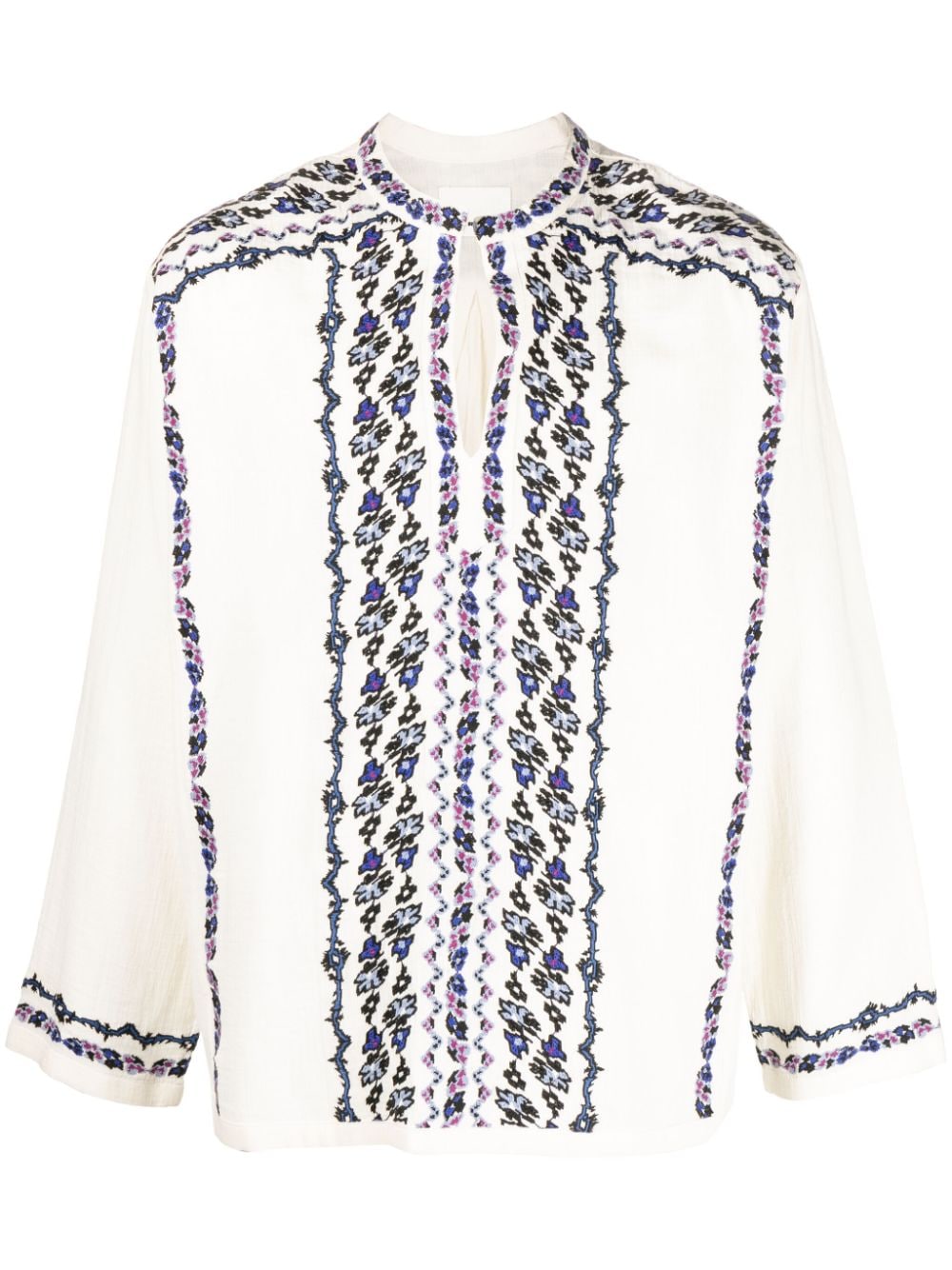 MARANT Cikariah embroidered shirt - White von MARANT