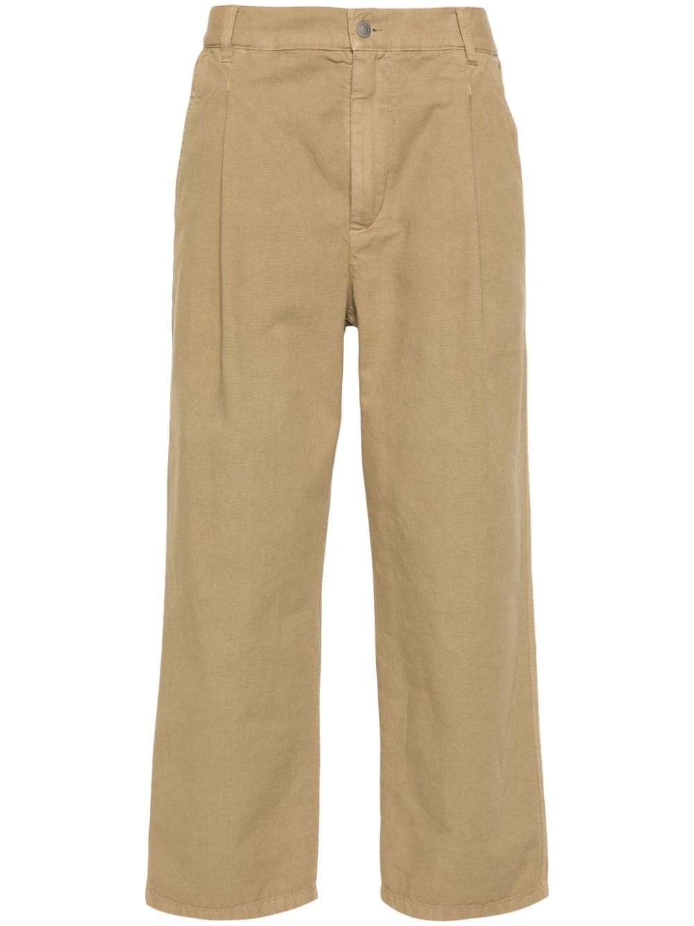 MARANT Fostin wide-leg cropped trousers - Neutrals von MARANT