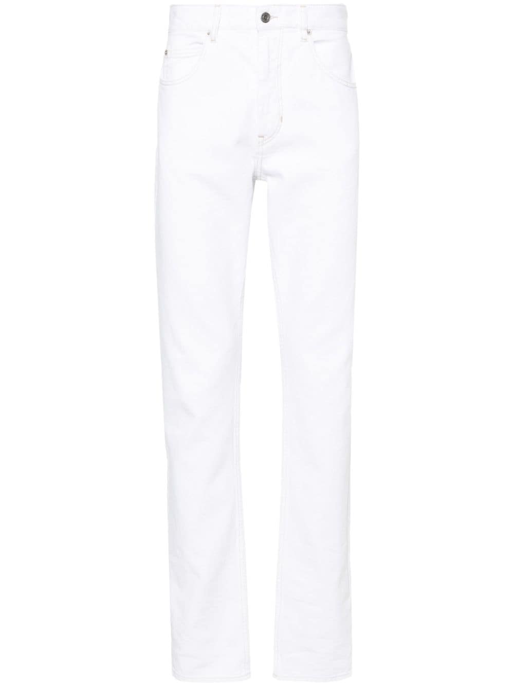 MARANT Jack mid-rise straight-leg jeans - White von MARANT